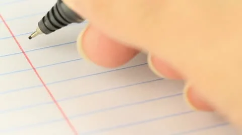 New years resolution list Stock Footage