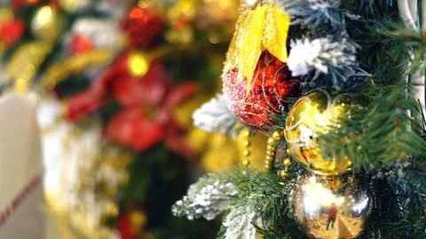 New Year's style. Interior elements. Foto stock