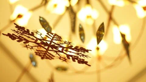 New Year's style. Interior elements. Stock Photos