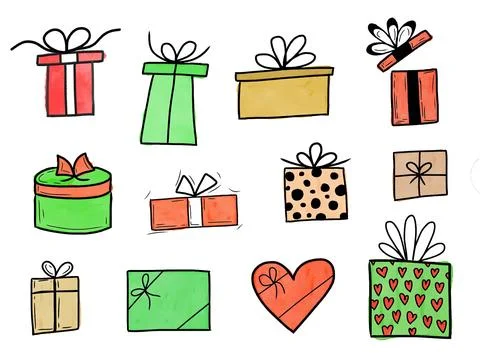 New Year's sweets Stock Illustration
