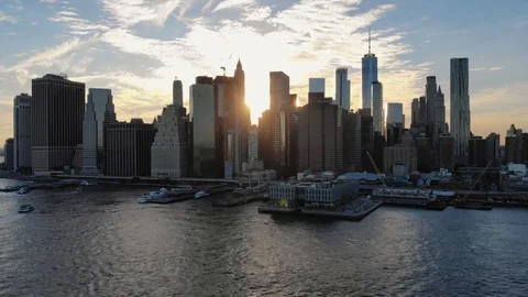 New York Aerials Stock Footage 93265407