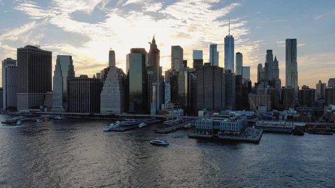 New York Aerials Stock Footage 93266534