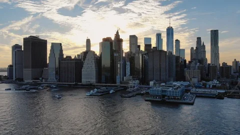 New York Aerials Stock Footage 93266624