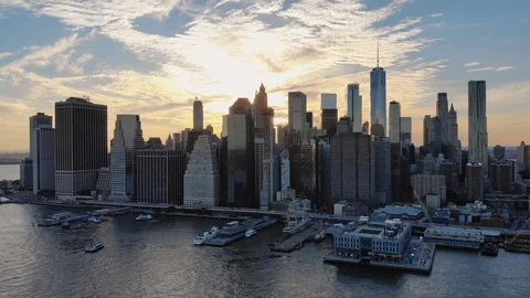 New York Aerials Stock Footage 93266777