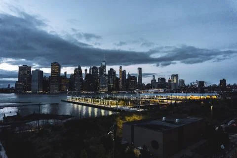 New York from Brooklyn Stock Photos