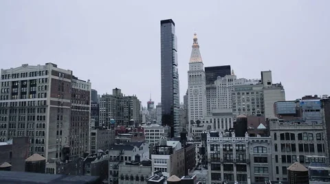 New York buildings Stock Footage 49360587