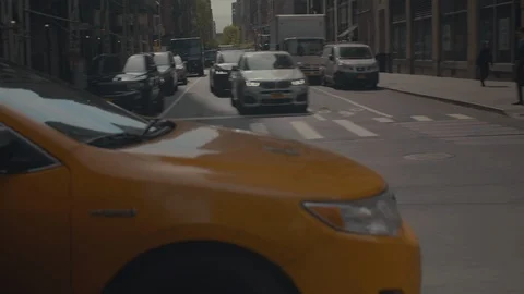 New York Cab Stock Footage 120529669