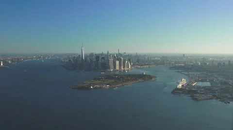 New York City 4K aerials 스톡 동영상 42111663