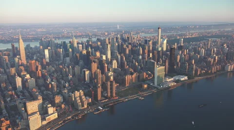 New York City 4K aerials 스톡 동영상 42276853