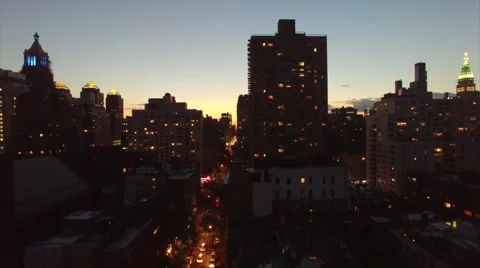 New York City Aerial Video Stock Footage