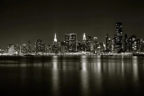 New york city black and white Stock Photos