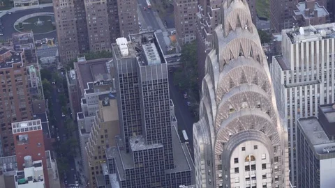 New York City, Circa-2015 Aerial View Stock Footage