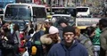 New York City Crowd of People Crossing Crosswalk in Times Square Manhattan Nyc 4k or 4k+ Resolution
