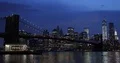 New York City Downtown Manhattan Brooklyn Bridge One World Trade Center Dusk Nyc 4k or 4k+ Resolution