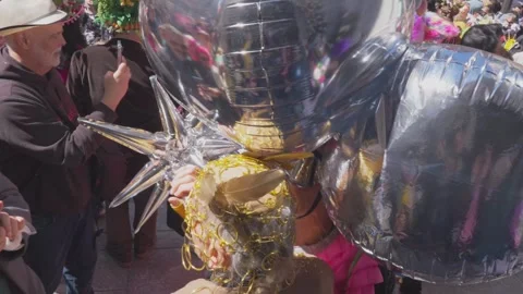 New York City Easter Parade and Bonnet Festival 2024 is opens on Fifth Avenue Video stock 282428194