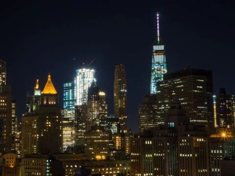 New York City Evening Stock Photos