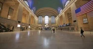 New York City Grand Central Terminal Empty Covid 19 Coronavirus Pandemic W/Sound Stock Footage