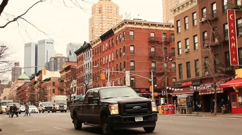New York City Hell's Kitchen Stock Footage 56086206
