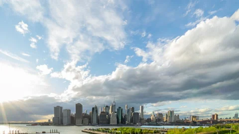 New York City Hyper Lapse Dramatic and Smooth Stock Footage 154562151
