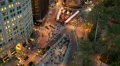 New York City Madison Square Traffic Timelapse 4a HD Footage