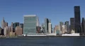 New York City Manhattan Skyline Empire State Building Big Apple Background Sunny HD Footage