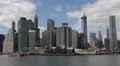New York City Manhattan Skyline One World Trade Center Big Apple Background Day HD Footage
