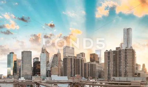 New York City - Manhattan Skyline Stock Photos