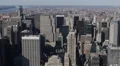New York City Midtown Manhattan Aerial View Establishing Shot Big Apple Skyline HD Footage