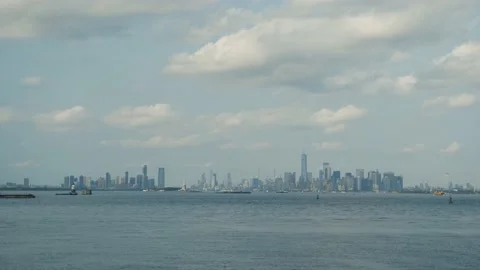 New York City Panorama Stock Footage 163304341