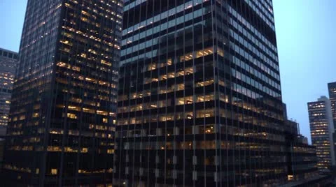 New York City - Park Avenue Buildings Stock Footage
