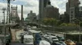 New York City Queensboro Bridge Traffic Timelapse 1 HD Footage