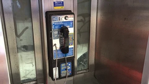 New York City to Replace Pay Phones With Free Wi-Fi. Stock Footage 70175245
