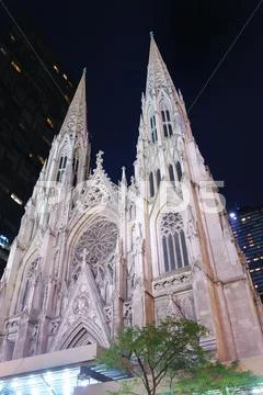 New york city saint patrick cathedral Stock Photos