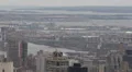 New York City Skyline Aerial View Robert F. Kennedy Triborough Bridge Hell Gate HD Footage