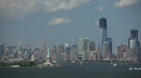 New York City Skyline Stock Footage 11237459
