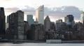 New York City Skyline Manhattan Midtown Skyscraper East River Citigroup Sunset HD Footage
