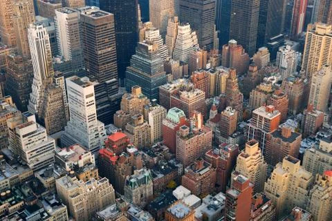 New york city skyscrapers Stock Photos