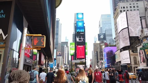New York City Times Square Stock Footage 121973353