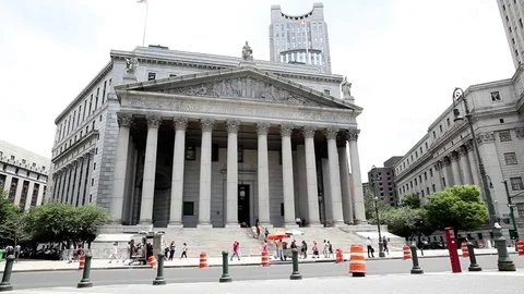 New York County Courthouse Stock Footage 69077319