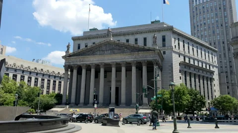 New York County Supreme Court at 60 Stock Video Pond5