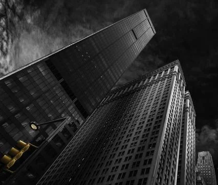 New York Creative editing b&amp;w Stock Photos