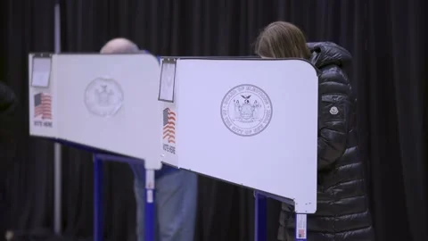 New York early voting Stock Footage 142246153