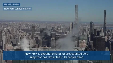 New York faces extreme cold stretch, NEW YORK, US - 10 Feb 2026 Video stock 328575245