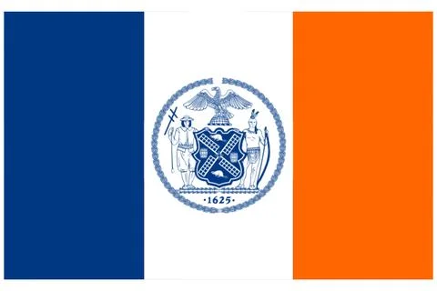 New York Flag Illustrazione stock