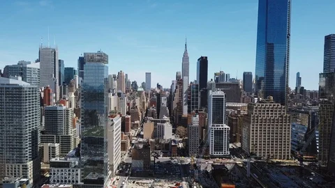 New York Flyby Stock Footage 109234670