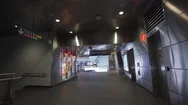 New York Fulton Center And Subway Station Passage. Empty Walkway Without Stock Footage