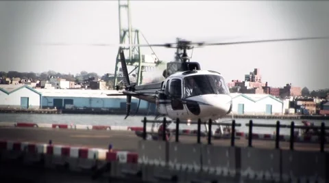 New York-helicopter 14b Stock Footage 1047182