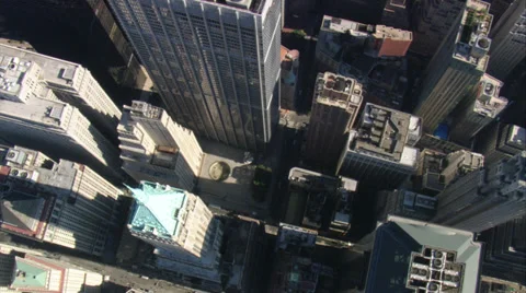New York helicopter shot Stock Footage