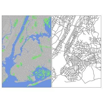 New york Stock Illustration