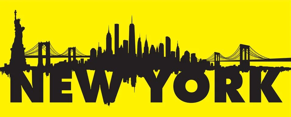 New york Stock Illustration